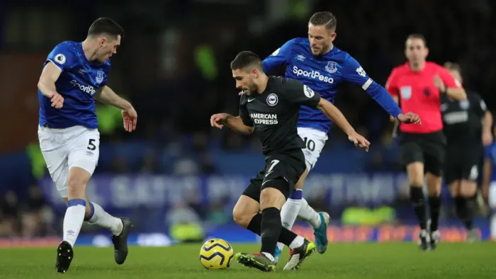 Framed Print : Intense Premier League Showdown: Everton vs. Brighton and Hove Albion at Goodison Park (11JAN20) Framed Print : Intense Premier League Showdown: Everton vs. Brighton and Hove Albion at Goodison Park (11JAN20)