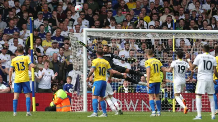 Framed Print : Intense Premier League Showdown: Leeds United vs. Brighton & Hove Albion (15May22) Framed Print : Intense Premier League Showdown: Leeds United vs. Brighton & Hove Albion (15May22)