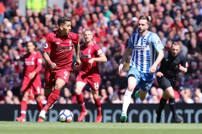 Framed Print : Intense Premier League Showdown: Liverpool vs. Brighton & Hove Albion at Anfield (13MAY18) Framed Print : Intense Premier League Showdown: Liverpool vs. Brighton & Hove Albion at Anfield (13MAY18)