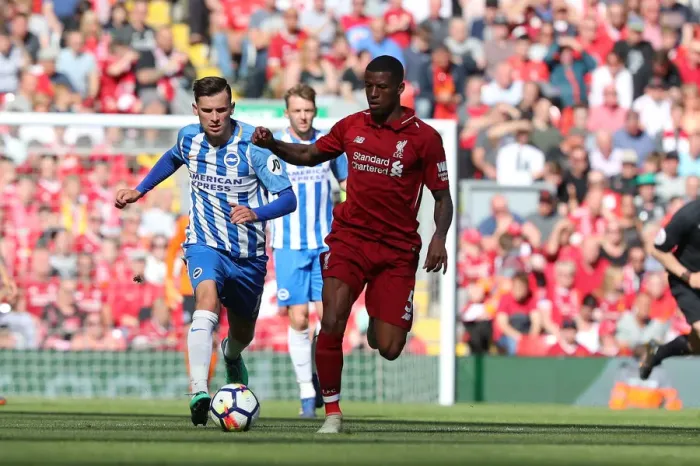 Framed Print : Intense Premier League Showdown: Liverpool vs. Brighton and Hove Albion (13MAY18) - Anfield Clash Framed Print : Intense Premier League Showdown: Liverpool vs. Brighton and Hove Albion (13MAY18) - Anfield Clash