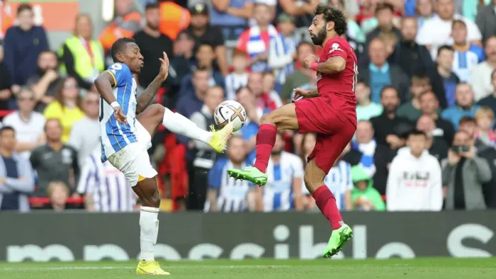 Framed Print : Intense Premier League Showdown: Liverpool vs. Brighton & Hove Albion at Anfield (1st October 2022) Framed Print : Intense Premier League Showdown: Liverpool vs. Brighton & Hove Albion at Anfield (1st October 2022)