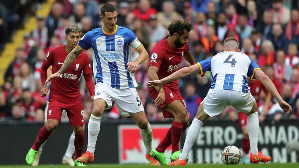 Intense Premier League Showdown: Liverpool vs. Brighton & Hove Albion at Anfield (1st October 2022)