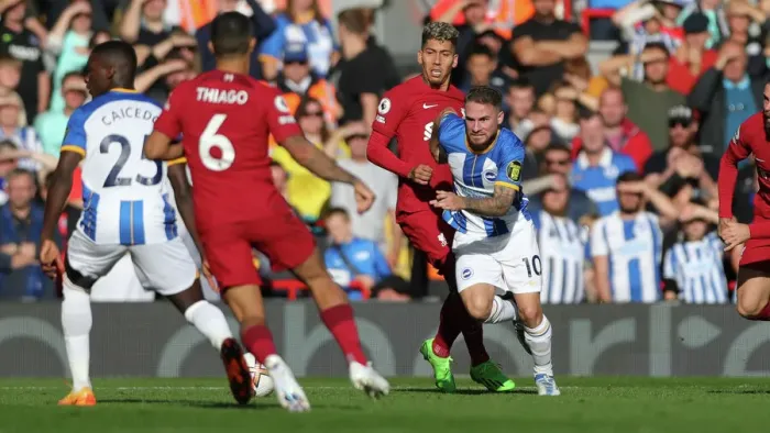 Framed Print : Intense Premier League Showdown: Liverpool vs. Brighton & Hove Albion at Anfield (1st October 2022) Framed Print : Intense Premier League Showdown: Liverpool vs. Brighton & Hove Albion at Anfield (1st October 2022)