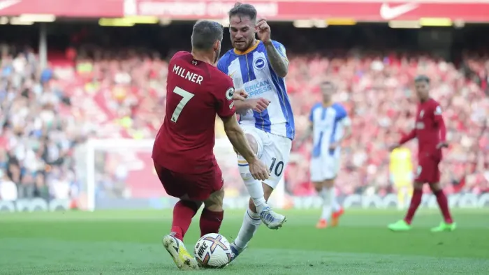 Framed Print : Intense Premier League Showdown: Liverpool vs. Brighton & Hove Albion at Anfield (1st October 2022) Framed Print : Intense Premier League Showdown: Liverpool vs. Brighton & Hove Albion at Anfield (1st October 2022)