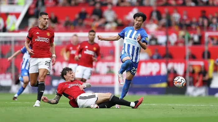 Framed Print : Intense Premier League Showdown: Manchester United vs. Brighton and Hove Albion (16SEP23) Framed Print : Intense Premier League Showdown: Manchester United vs. Brighton and Hove Albion (16SEP23)