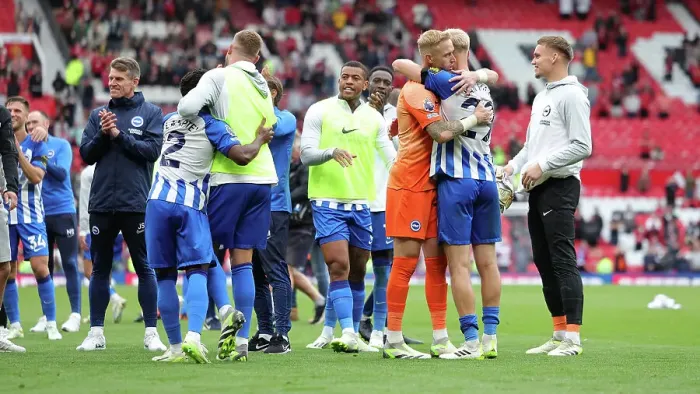 Framed Print : Intense Premier League Showdown: Manchester United vs. Brighton & Hove Albion (16SEP23)