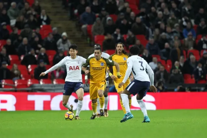 Framed Print : Intense Premier League Showdown: Tottenham Hotspur vs. Brighton and Hove Albion at Wembley Stadium (13DEC17) Framed Print : Intense Premier League Showdown: Tottenham Hotspur vs. Brighton and Hove Albion at Wembley Stadium (13DEC17)