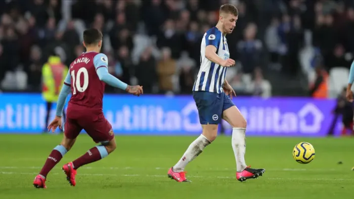 Framed Print : Intense Premier League Showdown: West Ham United vs. Brighton & Hove Albion (1st February 2020) Framed Print : Intense Premier League Showdown: West Ham United vs. Brighton & Hove Albion (1st February 2020)
