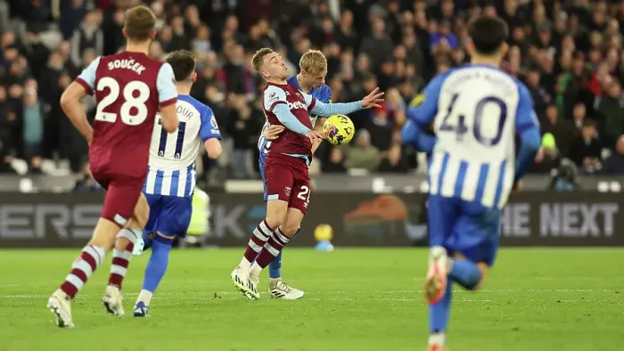 Framed Print : Intense Premier League Showdown: West Ham United vs Brighton and Hove Albion (2nd January 2024) Framed Print : Intense Premier League Showdown: West Ham United vs Brighton and Hove Albion (2nd January 2024)
