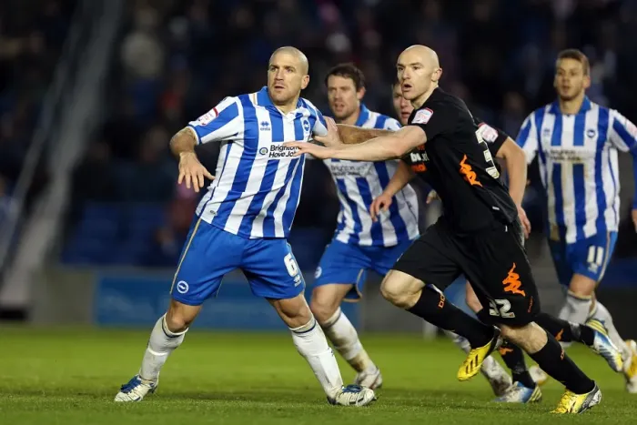 Framed Print : Intense Rivalry: El-Abd vs. Sammon - Brighton & Hove Albion vs. Derby County (2013) Framed Print : Intense Rivalry: El-Abd vs. Sammon - Brighton & Hove Albion vs. Derby County (2013)