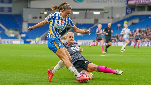 Intense WSL Clash: Brighton & Hove Albion Women vs. Leicester City Women (14NOV21)