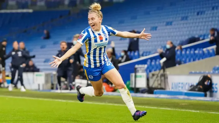 Framed Print : Intense WSL Clash: Brighton & Hove Albion Women vs. Leicester City Women (14NOV21) Framed Print : Intense WSL Clash: Brighton & Hove Albion Women vs. Leicester City Women (14NOV21)