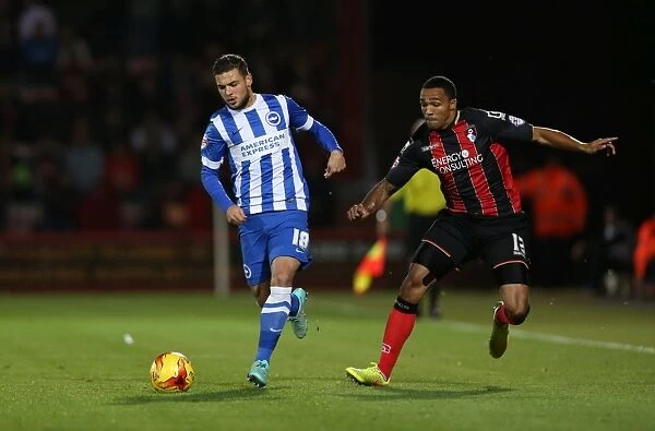 Jake Forster-Caskey in Action: Brighton and Hove Albion vs. Bournemouth, SkyBet Championship 2014