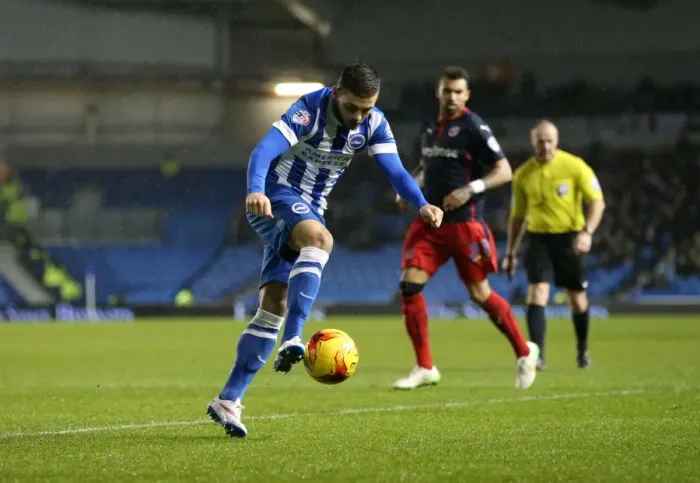 Framed Print : Jake Forster-Caskey in Action: Brighton & Hove Albion vs. Reading, American Express Community Stadium (December 2014) Framed Print : Jake Forster-Caskey in Action: Brighton & Hove Albion vs. Reading, American Express Community Stadium (December 2014)