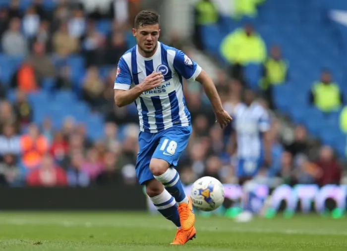 Framed Print : Jake Forster-Caskey in Action: Brighton & Hove Albion vs. Watford (25APR15) Framed Print : Jake Forster-Caskey in Action: Brighton & Hove Albion vs. Watford (25APR15)
