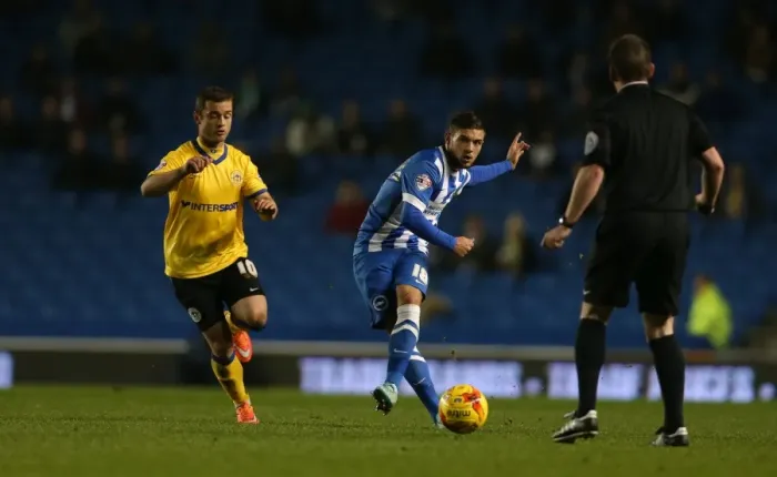 Framed Print : Jake Forster-Caskey in Action: Brighton & Hove Albion vs Wigan Athletic, American Express Community Stadium, 4 November 2014 Framed Print : Jake Forster-Caskey in Action: Brighton & Hove Albion vs Wigan Athletic, American Express Community Stadium, 4 November 2014
