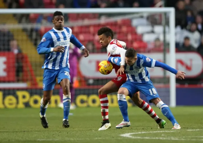 Framed Print : Jake Forster-Caskey in Action: Charlton Athletic vs. Brighton and Hove Albion (The Valley, 10 January 2015) Framed Print : Jake Forster-Caskey in Action: Charlton Athletic vs. Brighton and Hove Albion (The Valley, 10 January 2015)