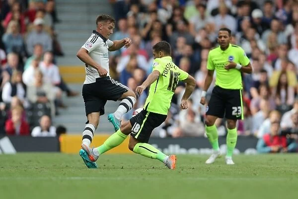 Jake Forster-Caskey in Action: Fulham vs. Brighton and Hove Albion, Sky Bet Championship 2015
