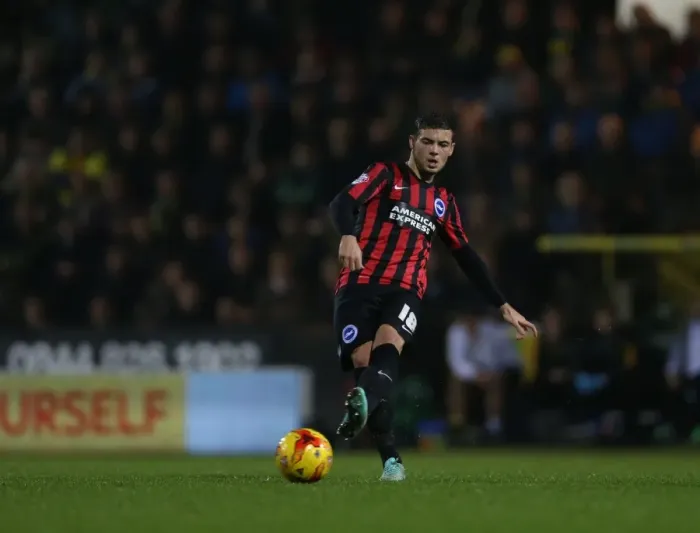 Framed Print : Jake Forster-Caskey in Action: Norwich City vs. Brighton & Hove Albion, 2014 Framed Print : Jake Forster-Caskey in Action: Norwich City vs. Brighton & Hove Albion, 2014