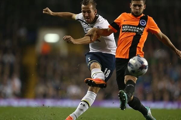 Jake Forster-Caskey in Action: Tottenham vs. Brighton & Hove Albion, Capital One Cup Fourth Round