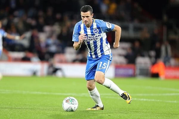 Jamie Murphy in Action: Bournemouth vs. Brighton and Hove Albion, EFL Cup 2017 - Midfielder Battles it Out