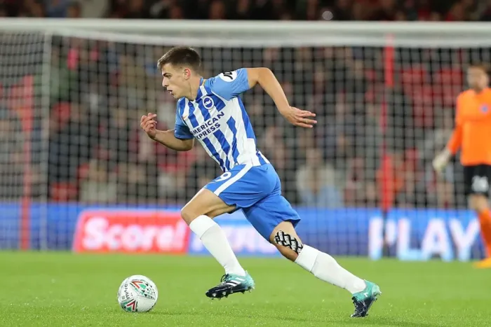 Framed Print : Jayson Molumby in Action: Brighton Midfielder Shines in EFL Cup Clash Against Bournemouth Framed Print : Jayson Molumby in Action: Brighton Midfielder Shines in EFL Cup Clash Against Bournemouth