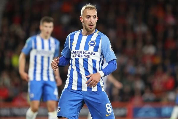 Jiri Skalak of Brighton and Hove Albion in Action against AFC Bournemouth in EFL Cup Clash, September 2017