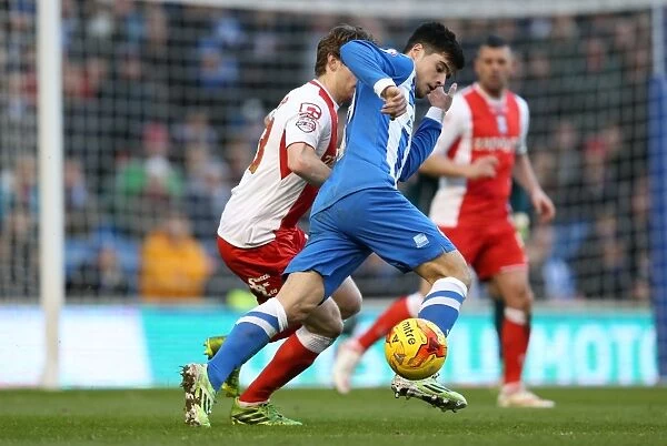 Joao Carlos Teixeira in Action: Brighton & Hove Albion vs Birmingham City (21FEB15)