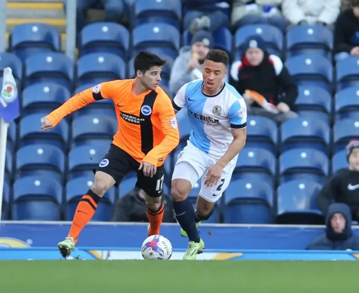 Framed Print : Joao Carlos Teixeira in Action: Brighton Midfielder Battles it Out against Blackburn Rovers, Sky Bet Championship 2015 (21MAR15) Framed Print : Joao Carlos Teixeira in Action: Brighton Midfielder Battles it Out against Blackburn Rovers, Sky Bet Championship 2015 (21MAR15)