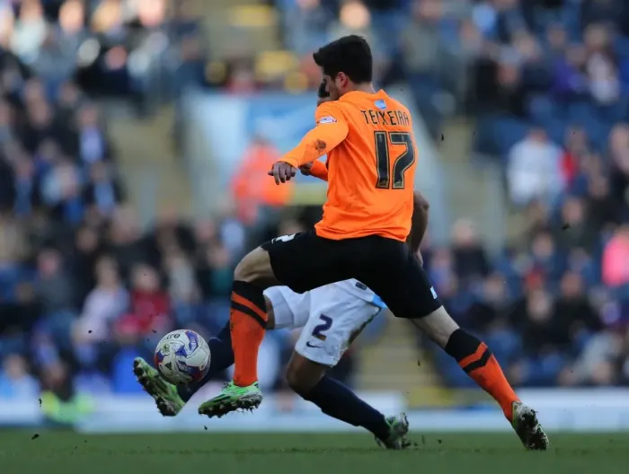 Framed Print : Joao Carlos Teixeira in Action: Brighton Midfielder vs. Blackburn Rovers, Sky Bet Championship 2015 (21MAR15) Framed Print : Joao Carlos Teixeira in Action: Brighton Midfielder vs. Blackburn Rovers, Sky Bet Championship 2015 (21MAR15)