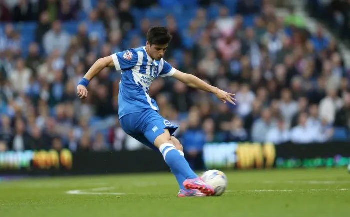 Framed Print : Joao Teixeira's Shot: Brighton and Hove Albion vs Middlesbrough, October 18, 2014 Framed Print : Joao Teixeira's Shot: Brighton and Hove Albion vs Middlesbrough, October 18, 2014
