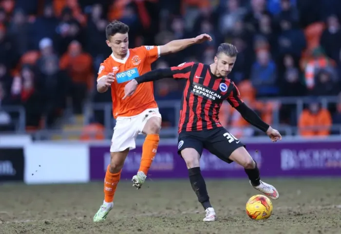 Framed Print : Joe Bennett in Action: Brighton Defender Faces Blackpool in Sky Bet Championship Clash (31st January 2015) Framed Print : Joe Bennett in Action: Brighton Defender Faces Blackpool in Sky Bet Championship Clash (31st January 2015)