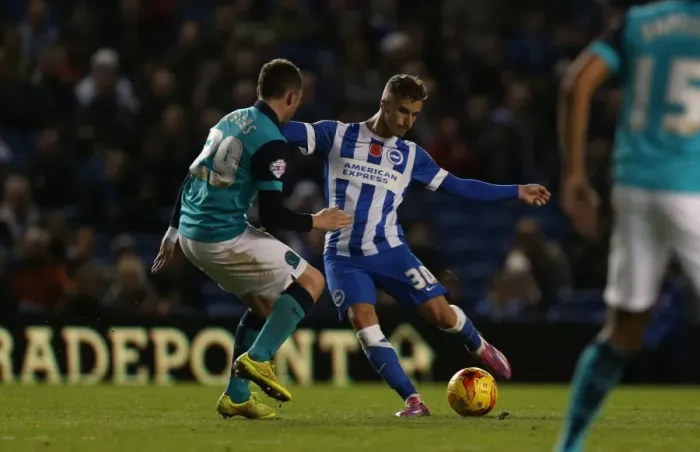 Framed Print : Joe Bennett in Action: Brighton & Hove Albion vs. Wigan Athletic, Sky Bet Championship 2014 Framed Print : Joe Bennett in Action: Brighton & Hove Albion vs. Wigan Athletic, Sky Bet Championship 2014