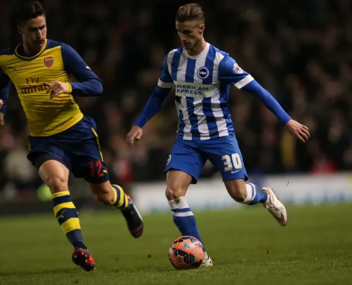 Framed Print : Joe Bennett in Action: Brighton and Hove Albion vs. Arsenal, FA Cup Fourth Round, American Express Community Stadium (January 2015) Framed Print : Joe Bennett in Action: Brighton and Hove Albion vs. Arsenal, FA Cup Fourth Round, American Express Community Stadium (January 2015)
