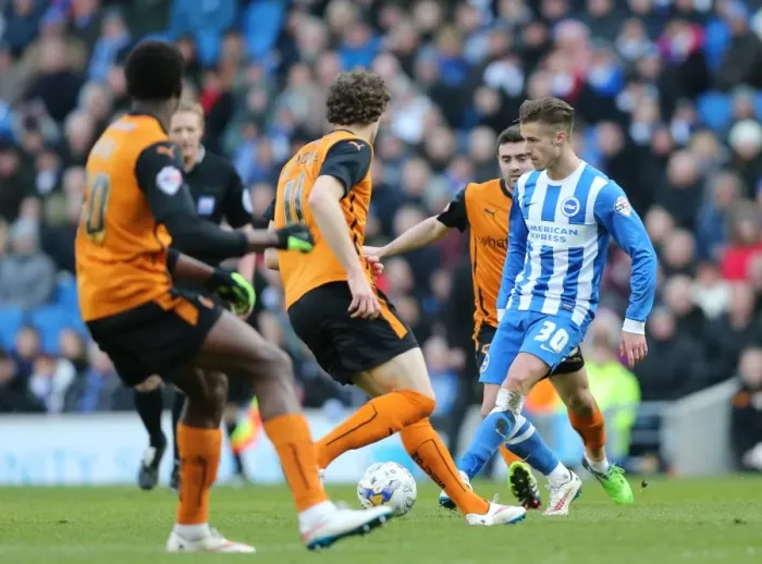 Framed Print : Joe Bennett in Action: Brighton & Hove Albion vs. Wolverhampton Wanderers, Sky Bet Championship 2015 Framed Print : Joe Bennett in Action: Brighton & Hove Albion vs. Wolverhampton Wanderers, Sky Bet Championship 2015