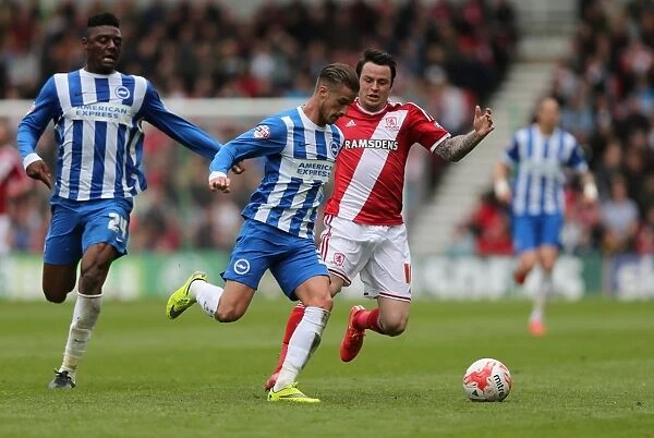 Joe Bennett in Action: Middlesbrough vs. Brighton & Hove Albion (02MAY15)