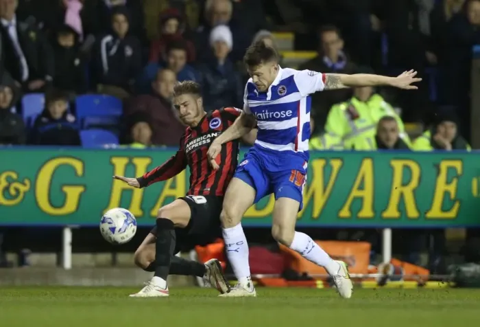 Framed Print : Joe Bennett in Action: Reading vs. Brighton and Hove Albion, Championship Clash at Madejski Stadium (10MAR15) Framed Print : Joe Bennett in Action: Reading vs. Brighton and Hove Albion, Championship Clash at Madejski Stadium (10MAR15)