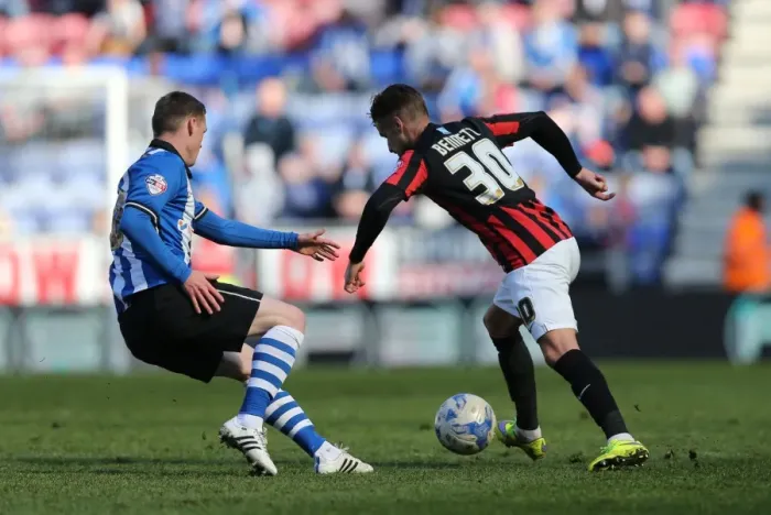 Framed Print : Joe Bennett in Action: Wigan Athletic vs. Brighton & Hove Albion, Sky Bet Championship 2015 Framed Print : Joe Bennett in Action: Wigan Athletic vs. Brighton & Hove Albion, Sky Bet Championship 2015