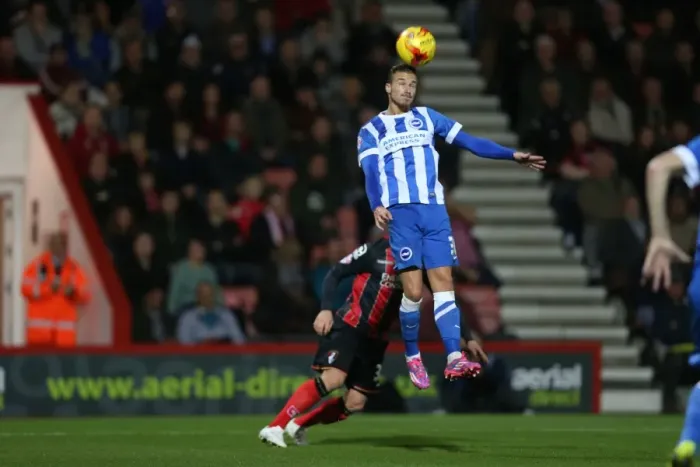 Framed Print : Joe Bennett at American Express Community Stadium: Brighton and Hove Albion in SkyBet Championship Clash vs Bournemouth (1st November 2014) Framed Print : Joe Bennett at American Express Community Stadium: Brighton and Hove Albion in SkyBet Championship Clash vs Bournemouth (1st November 2014)
