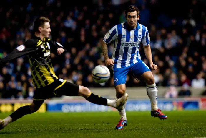 Framed Print : Joe Mattock in Action: Brighton & Hove Albion vs. Cardiff City, Championship Clash at Amex Stadium (March 7, 2012) Framed Print : Joe Mattock in Action: Brighton & Hove Albion vs. Cardiff City, Championship Clash at Amex Stadium (March 7, 2012)