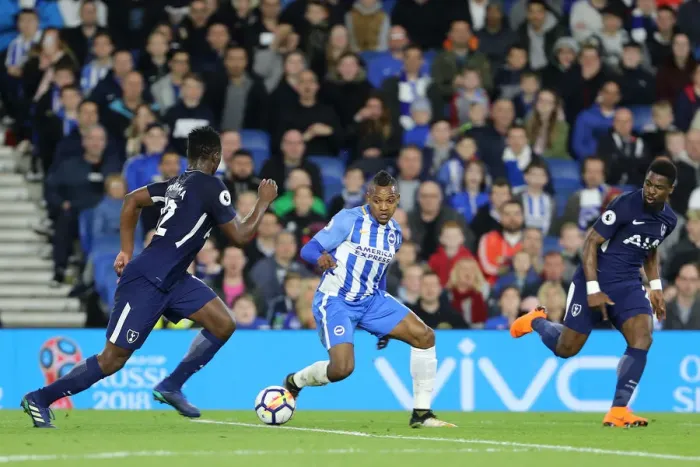 Framed Print : Jose Izquierdo in Action: Brighton and Hove Albion vs. Tottenham Hotspur, Premier League (17APR18) Framed Print : Jose Izquierdo in Action: Brighton and Hove Albion vs. Tottenham Hotspur, Premier League (17APR18)