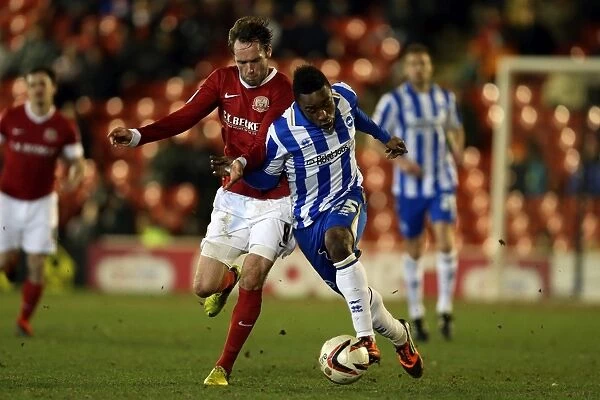 Kazenga LuaLua: In Action for Brighton & Hove Albion against Barnsley, March 12, 2013