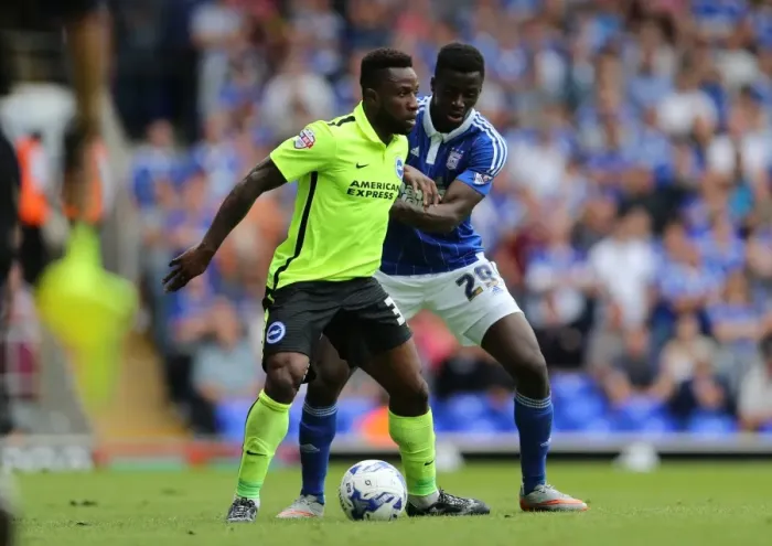 Framed Print : Kazenga LuaLua: In Action for Brighton & Hove Albion vs. Ipswich Town, Sky Bet Championship (28.08.2015) Framed Print : Kazenga LuaLua: In Action for Brighton & Hove Albion vs. Ipswich Town, Sky Bet Championship (28.08.2015)