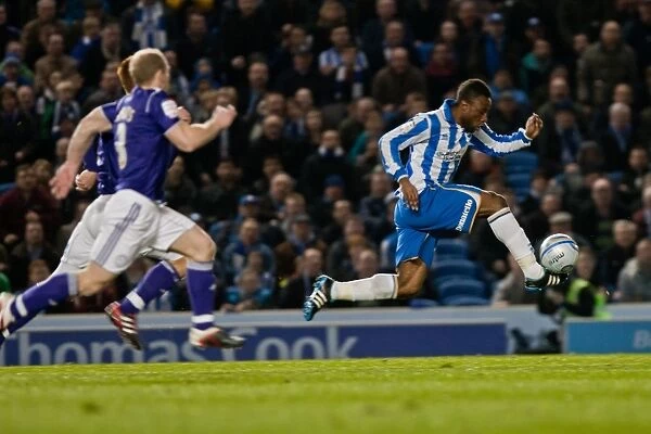 Kazenga LuaLua in Action: Brighton & Hove Albion vs Derby County, March 2012