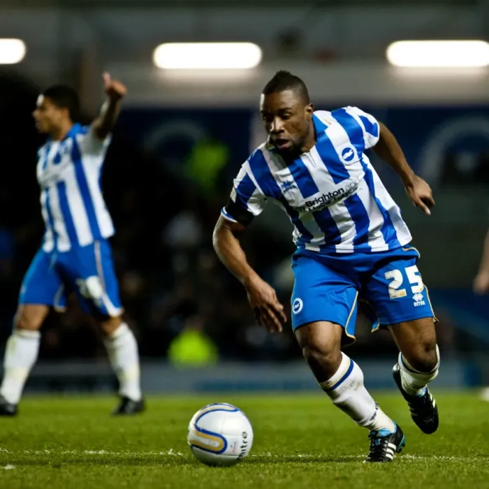 Framed Print : Kazenga LuaLua in Action: Brighton & Hove Albion vs. Watford, April 17, 2012 Framed Print : Kazenga LuaLua in Action: Brighton & Hove Albion vs. Watford, April 17, 2012