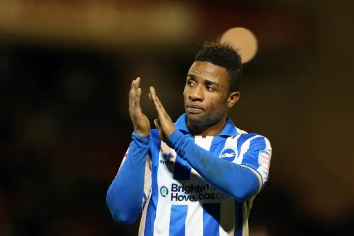 Framed Print : Kazenga LuaLua: Brighton & Hove Albion's Dazzling Midfield Maestro