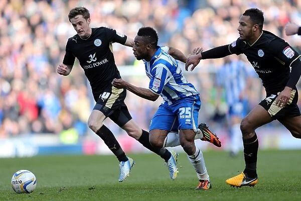 Kazenga LuaLua Scores for Brighton & Hove Albion Against Leicester City, April 6, 2013