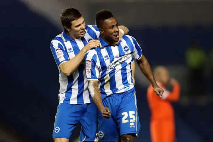 Framed Print : Kazenga LuaLua Scores Dramatic Goal: Brighton & Hove Albion 1-2 Millwall (December 18, 2012) Framed Print : Kazenga LuaLua Scores Dramatic Goal: Brighton & Hove Albion 1-2 Millwall (December 18, 2012)