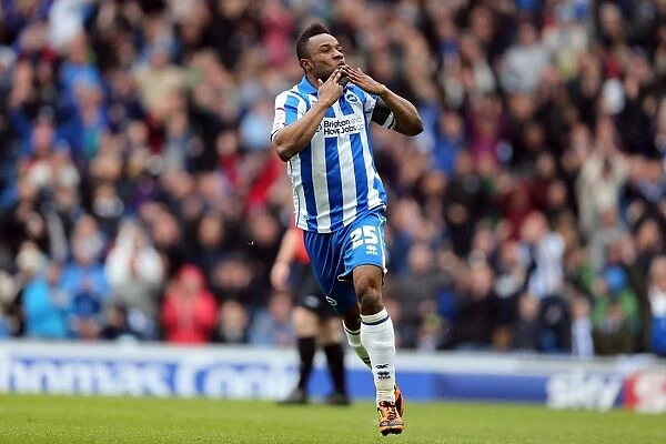 Kazenga LuaLua's Game-Winning Goal: Brighton & Hove Albion Leads 1-0 vs. Wolverhampton Wanderers (May 4, 2013)