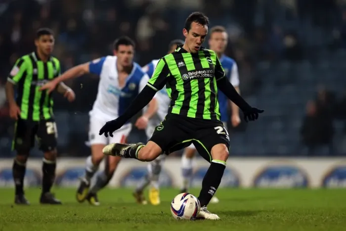 Framed Print : Last-Minute Drama: David Lopez Scores for Brighton & Hove Albion to Secure 1-1 Draw against Blackburn Rovers (January 22, 2013) Framed Print : Last-Minute Drama: David Lopez Scores for Brighton & Hove Albion to Secure 1-1 Draw against Blackburn Rovers (January 22, 2013)